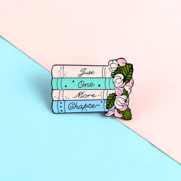 Flower Book Brooch