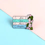 Flower Book Brooch