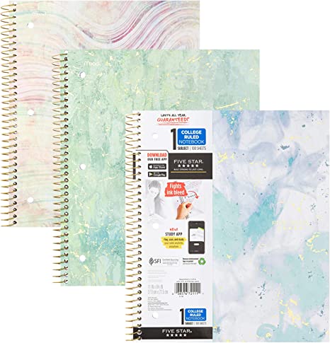 Notebook 100-Sheet Single Subject College Ruled