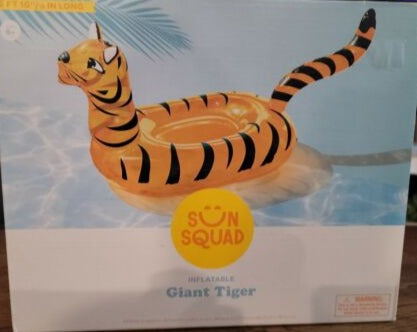 Inflatable Giant Tiger Pool Tube