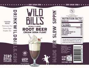 Root Beer: Zero Sugar Soda, Clean Ingredients, 12-Pack, Cans