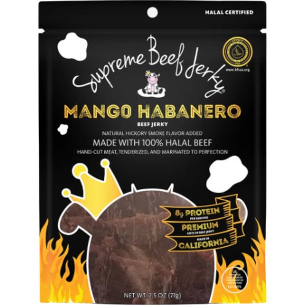 Supreme Mango Habanero Beef Jerky 2.5 oz