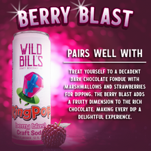 Ring Pop Soda Berry Blast Pure Cane Sugar, 12-Pack, Cans