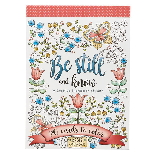 Coloring Cards Be Still and Know