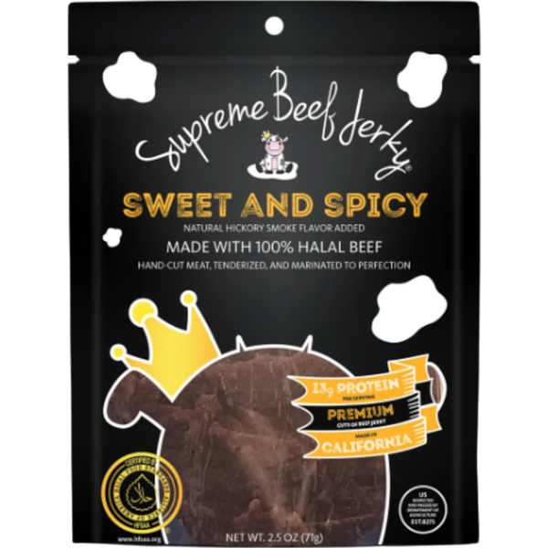 Supreme Sweet and Spicy Beef Jerky 2.5 oz