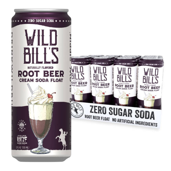 Root Beer: Zero Sugar Soda, Clean Ingredients, 12-Pack, Cans