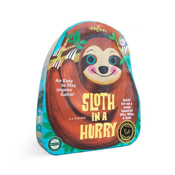 Sloth in a Hurry Shaped Box Spinner Game