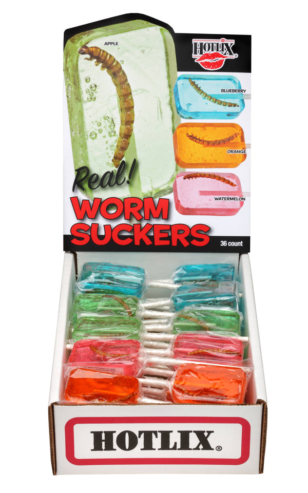Real Worm Suckers - 36 Ct. - 4 Flavors