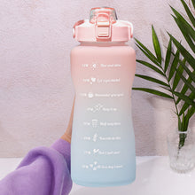 2L Large Capacity Water Bottle Straw Cup