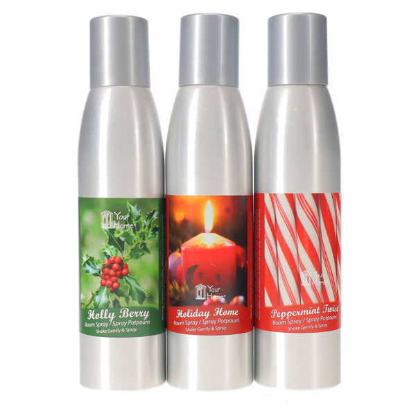 Room Spray Holiday Scents Silver Can 8oz