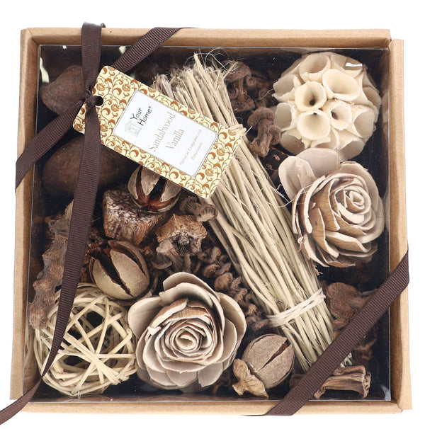 Sandalwood Vanilla Kraft Box Potpourri