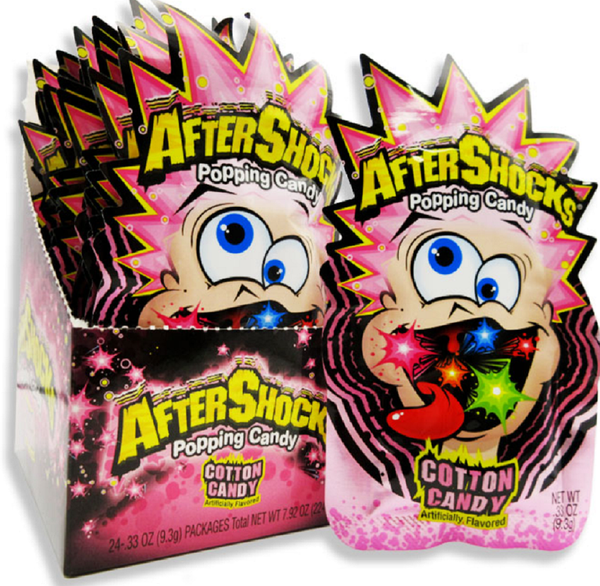 Aftershocks Popping Candy - Cotton Candy