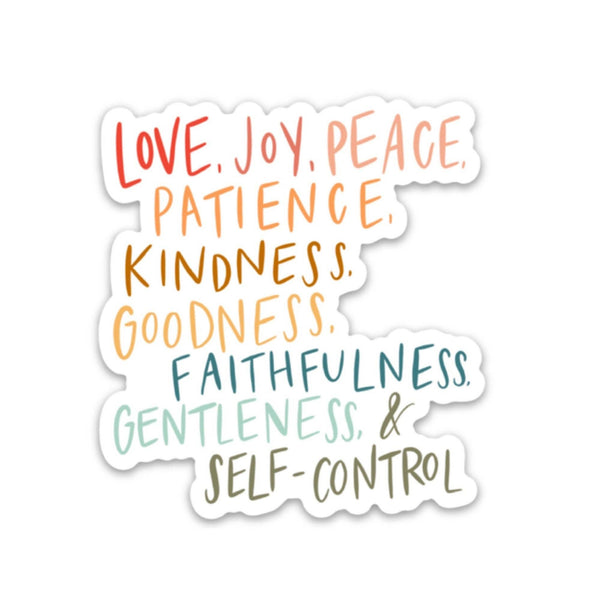 Fruit Of The Spirit Sticker | Christian quotes | Religious